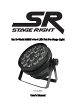 Предварительный просмотр 1 страницы Stage right 625865 User Manual