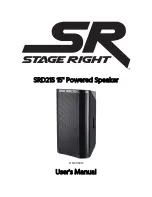 Stage right SRD215 User Manual preview
