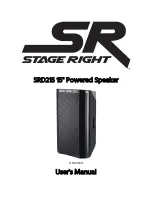 Preview for 1 page of Stage right SRD215 User Manual