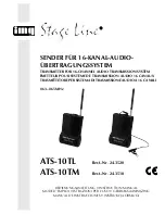 Stageline ATS-10TL Instruction Manual preview