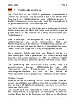 Предварительный просмотр 3 страницы Stageline DDA4-1000 Description