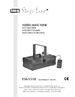 Предварительный просмотр 1 страницы Stageline FM-1510 Instruction Manual