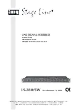 Предварительный просмотр 1 страницы Stageline LS-280/SW Instruction Manual