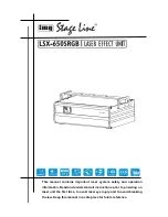 Stageline LSX-650SRGB User Manual preview