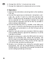 Preview for 10 page of Stageline LTR-102 Instruction Manual