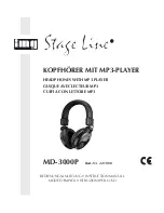 Stageline MD-3000P Instruction Manual preview