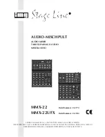 Stageline MMX-22 Instruction Manual preview