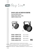 Preview for 1 page of Stageline PARL-156DX/CR Instruction Manual