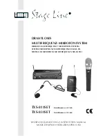 Stageline TXS-811SET Instruction Manual preview