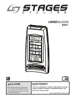 Stages cycling SIC1 User Manual preview