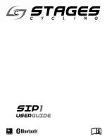 Stages cycling SIP1 User Manual предпросмотр