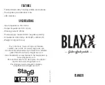 Stagg BLAXX FLANGER Quick Start Manual preview