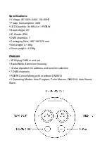 Preview for 4 page of Stagg CLASSICPAR 36 User Manual