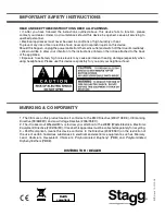 Preview for 8 page of Stagg S MiX 2M2S UF User Manual