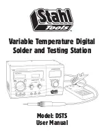 Stahl Tools DSTS User Manual preview