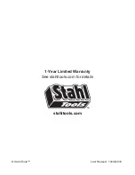 Предварительный просмотр 4 страницы Stahl Tools F10WC-5 User Manual