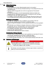 Preview for 6 page of Stahl 270910 Operating Instructions Manual