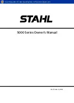 Stahl 4000 Series Owner'S Manual preview