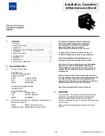 Stahl 8008/2 Installation, Operation & Maintenance Sheet предпросмотр