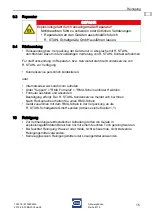 Предварительный просмотр 15 страницы Stahl 8118 Series Operating Instructions Manual