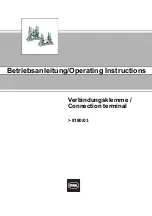 Stahl 8180/03 Operating Instructions Manual preview