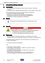 Предварительный просмотр 24 страницы Stahl 8188 Series Operating Instructions Manual