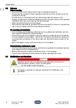 Предварительный просмотр 6 страницы Stahl 8491/2 Series Operating Instructions Manual