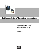 Preview for 1 page of Stahl 8624-1 Operating Instructions Manual