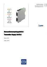 Предварительный просмотр 1 страницы Stahl 9160 10 Series Operating Instructions Manual