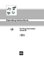 Предварительный просмотр 35 страницы Stahl Ex Plug Connector miniClix Operating Instructions Manual