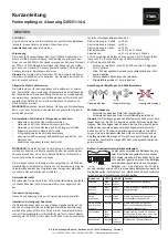 Preview for 1 page of Stahl G053/1-14-4 Brief Instructions