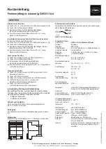 Preview for 2 page of Stahl G053/1-14-4 Brief Instructions