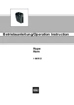 Stahl HORN Operation Instruction Manual preview