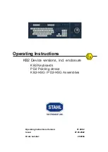 Stahl KB2 Operating Instructions Manual предпросмотр