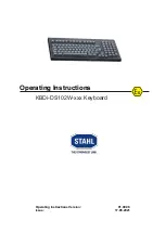 Stahl KBDi-DS102W series Operating Instructions Manual preview