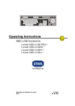 Stahl KBDi-USB-J series Operating Instructions Manual предпросмотр