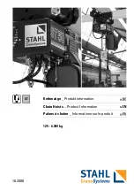 Stahl ST 0501-16 Series Product Information preview