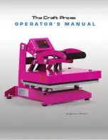 Stahls Hotronix CP912-120 Operator'S Manual preview