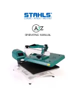 Предварительный просмотр 1 страницы Stahls A2Z HEAT PRESS Operating Manual