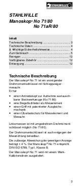 Preview for 3 page of Stahlwille 50030080 Instructions For Use Manual