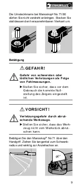 Preview for 9 page of Stahlwille 50030080 Instructions For Use Manual