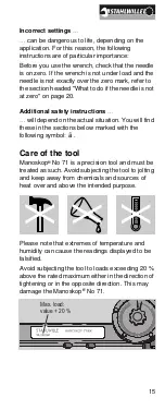 Preview for 15 page of Stahlwille 50030080 Instructions For Use Manual