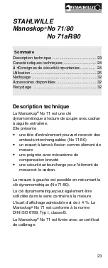 Preview for 23 page of Stahlwille 50030080 Instructions For Use Manual