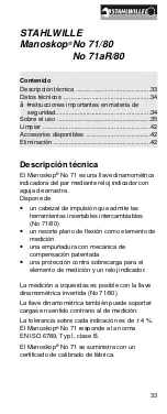 Preview for 33 page of Stahlwille 50030080 Instructions For Use Manual