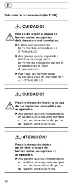 Preview for 36 page of Stahlwille 50030080 Instructions For Use Manual