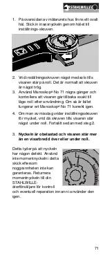 Preview for 71 page of Stahlwille 50030080 Instructions For Use Manual