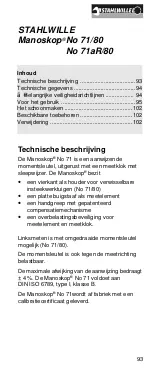 Preview for 93 page of Stahlwille 50030080 Instructions For Use Manual