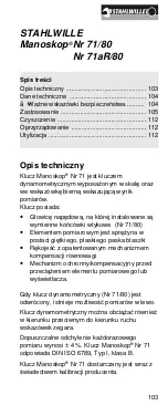 Preview for 103 page of Stahlwille 50030080 Instructions For Use Manual