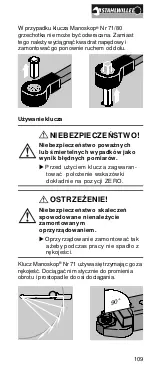 Preview for 109 page of Stahlwille 50030080 Instructions For Use Manual