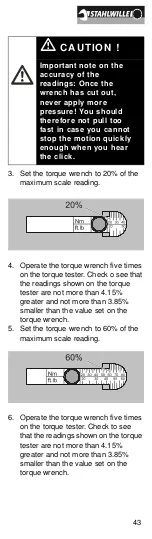 Preview for 17 page of Stahlwille Manoskop  721/15 Manual